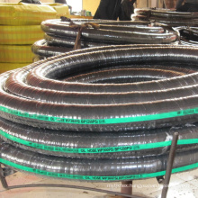 High strength flexible rubber hose Mud slurry sands oil and shell Suction Dredging with coupling connection
